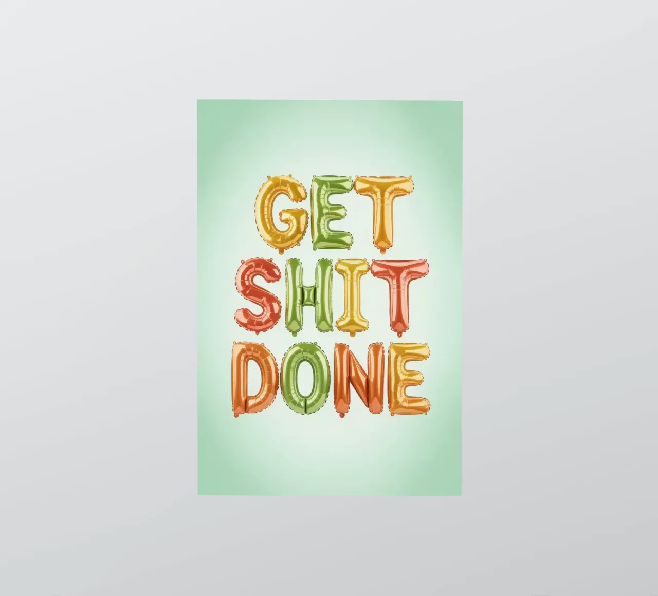 GET SHIT DONE adesivo da Words by Niki