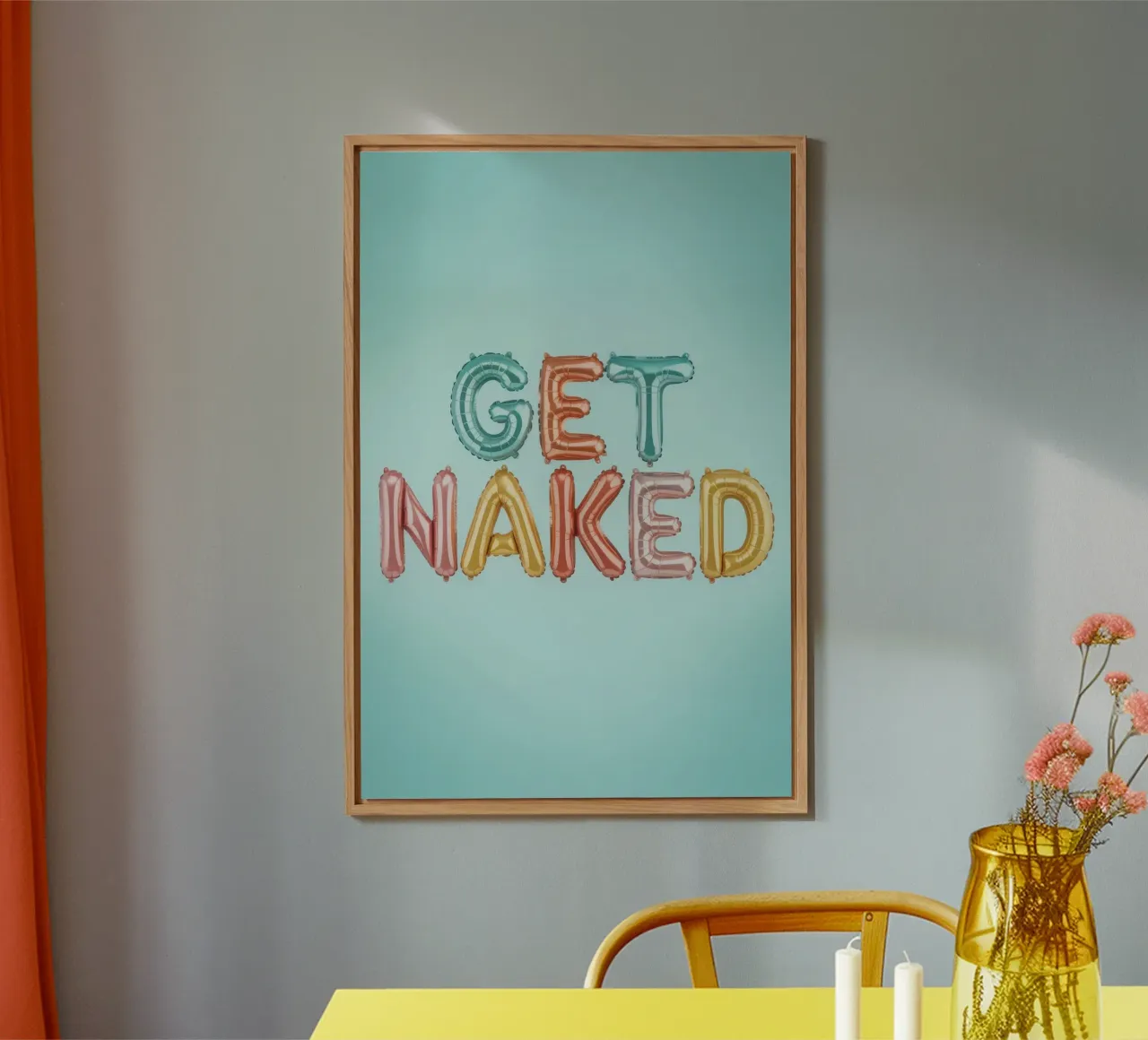 Get Naked alluminio dibond da Words by Niki