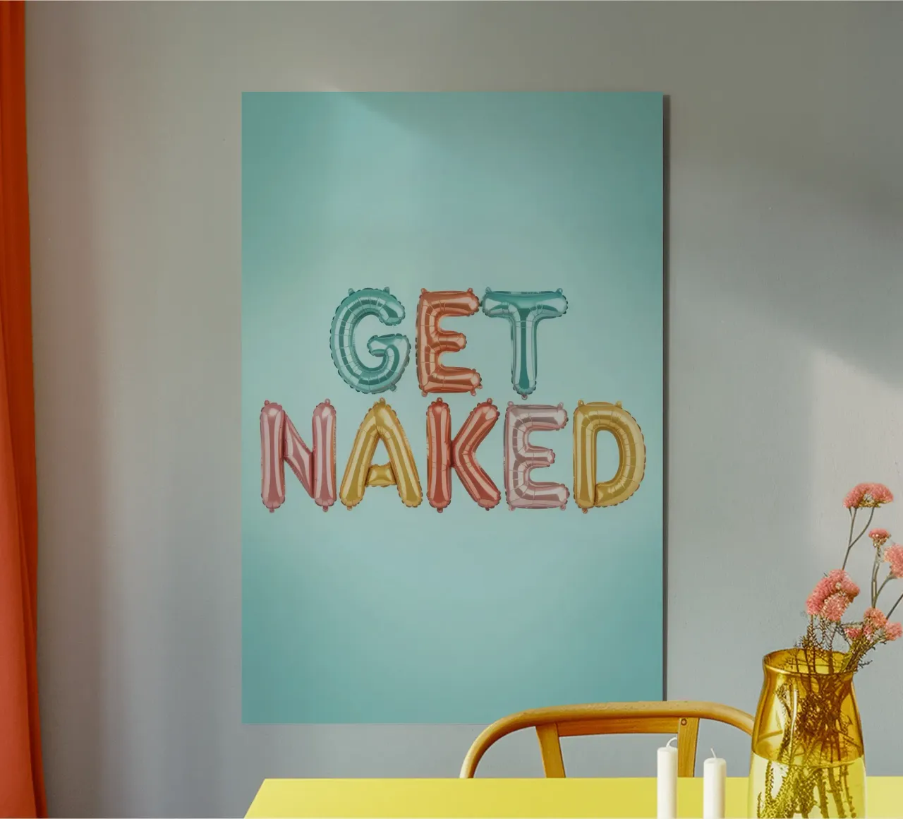 Get Naked alluminio dibond da Words by Niki