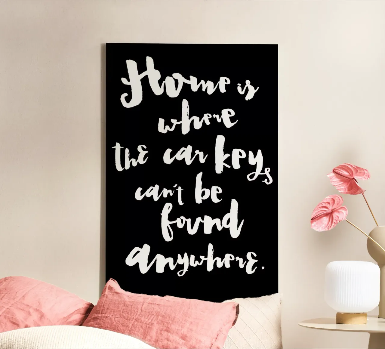 Home canvas with Floater frame by LeDieg