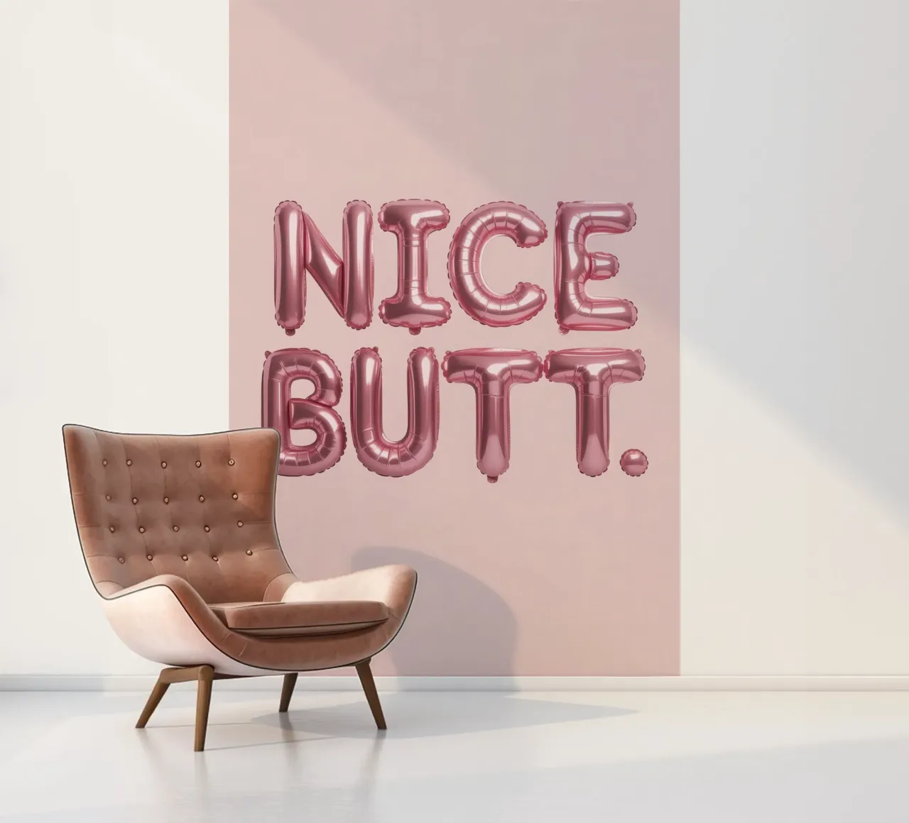 Nice Butt fotobehang van Words by Niki