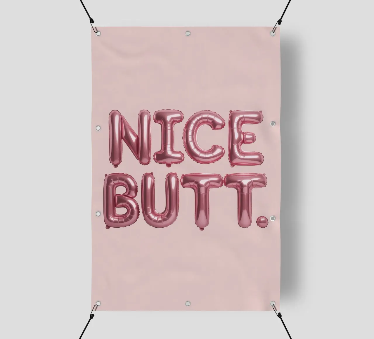 Nice Butt telo in pvc da Words by Niki