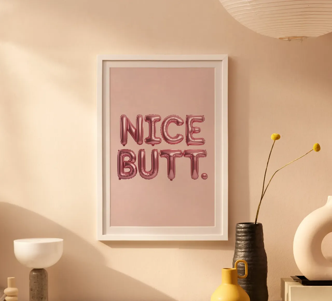 Nice Butt poster da Words by Niki
