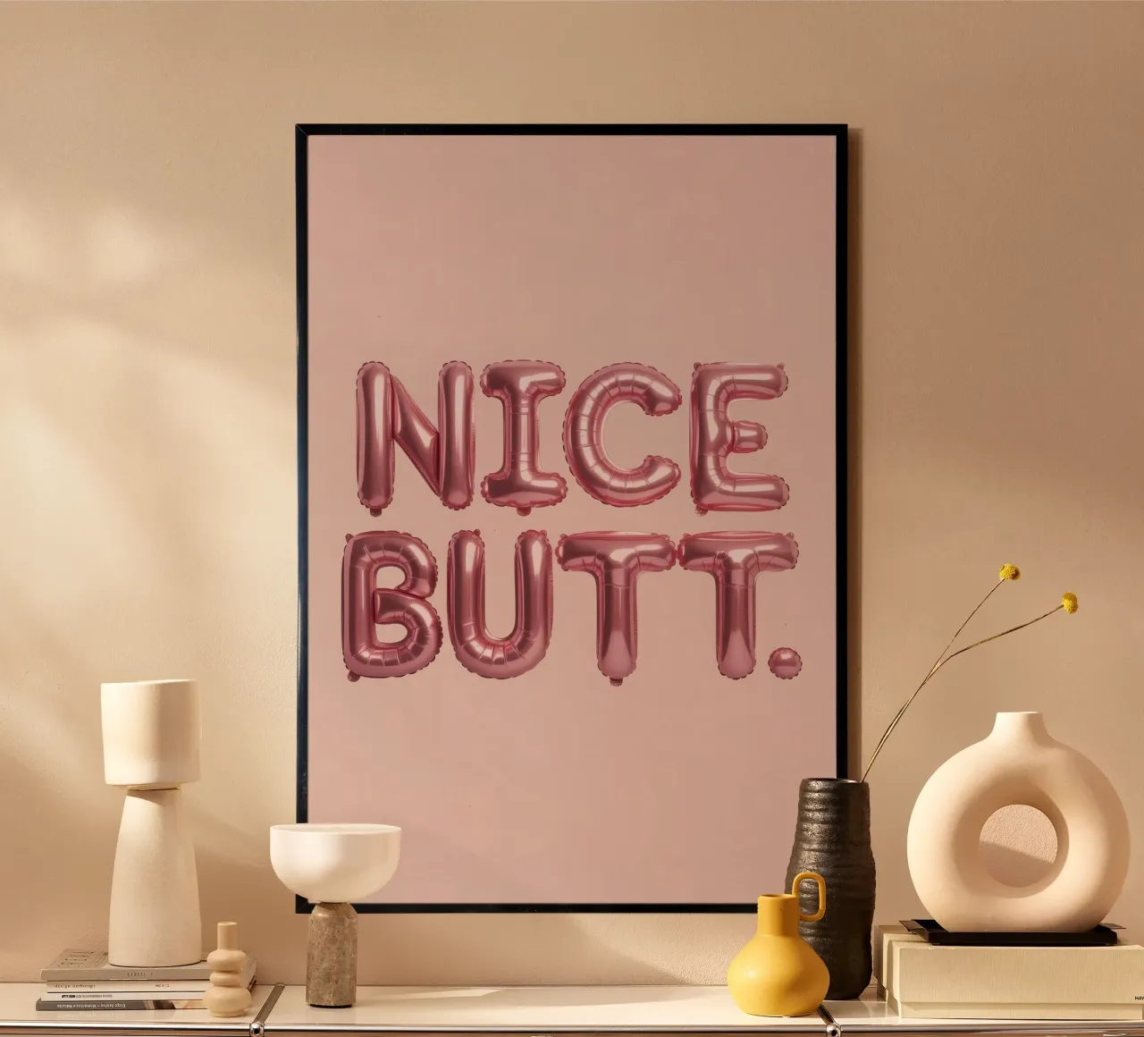 Nice Butt poster da Words by Niki