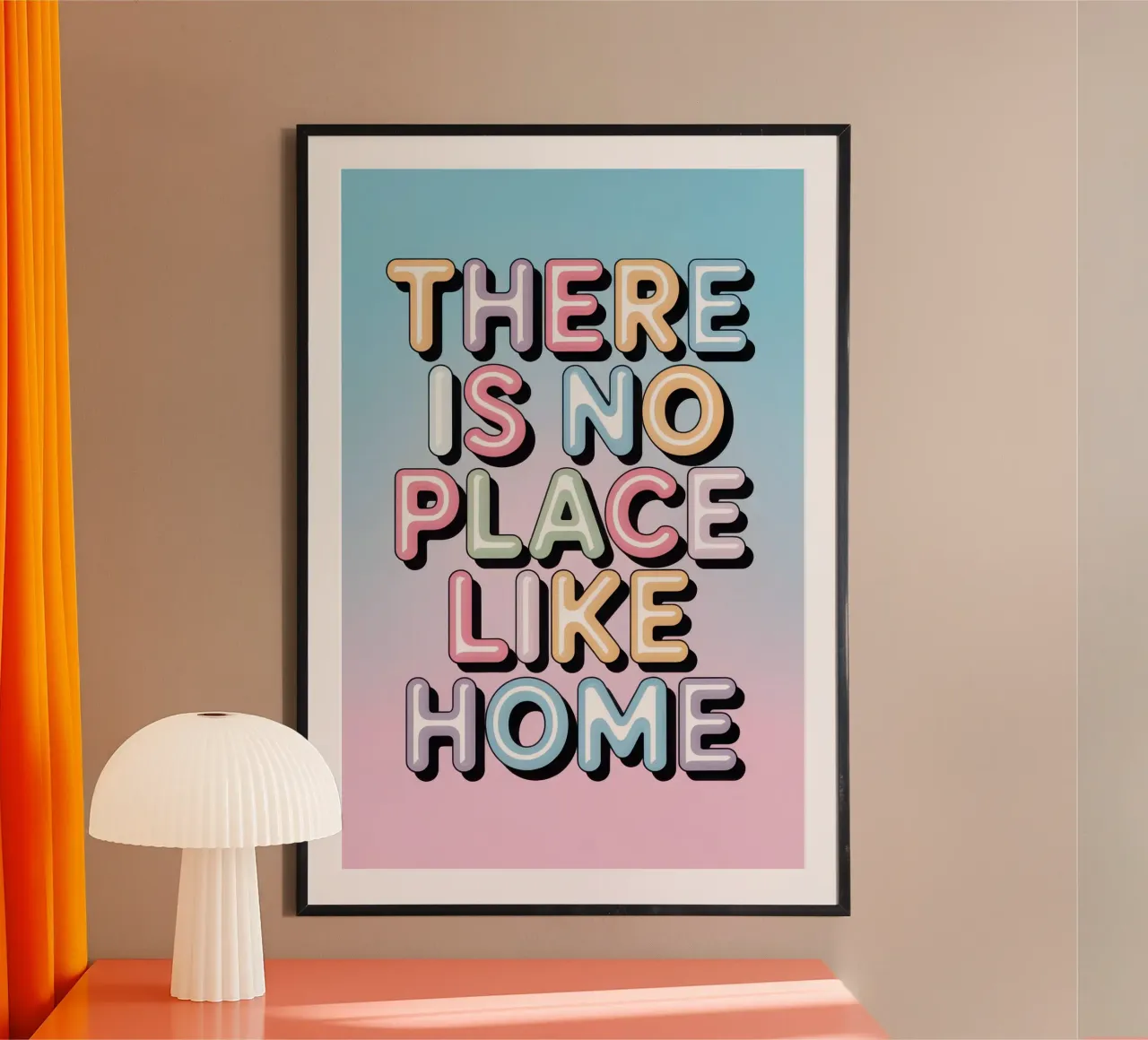 There Is No Place Like Home poster da Words by Niki