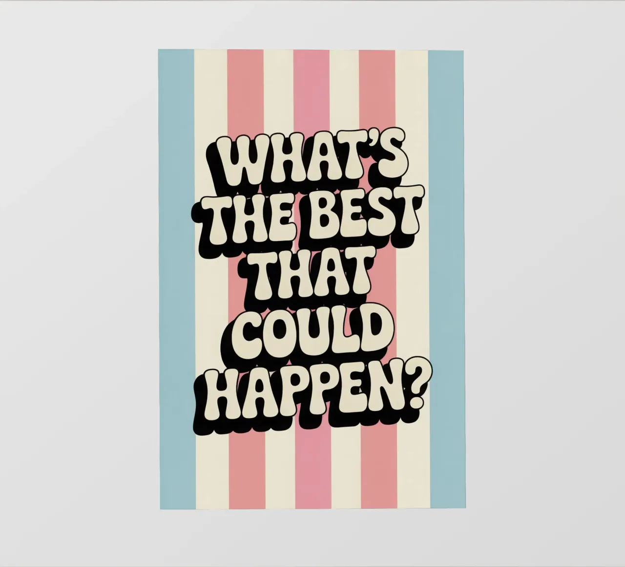 What's the Beste That Could Happen pellicola backlit da Words by Niki