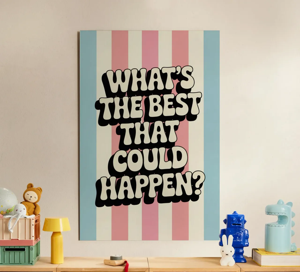 What's the Beste That Could Happen alluminio dibond da Words by Niki