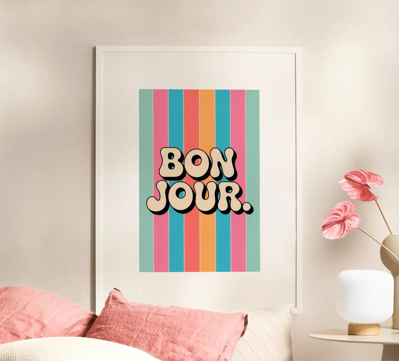 bon jour poster da Words by Niki