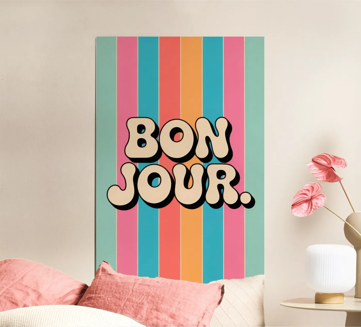 bon jour poster da Words by Niki