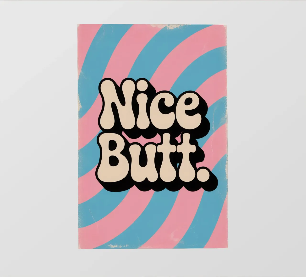 Nice Butt pellicola backlit da Words by Niki