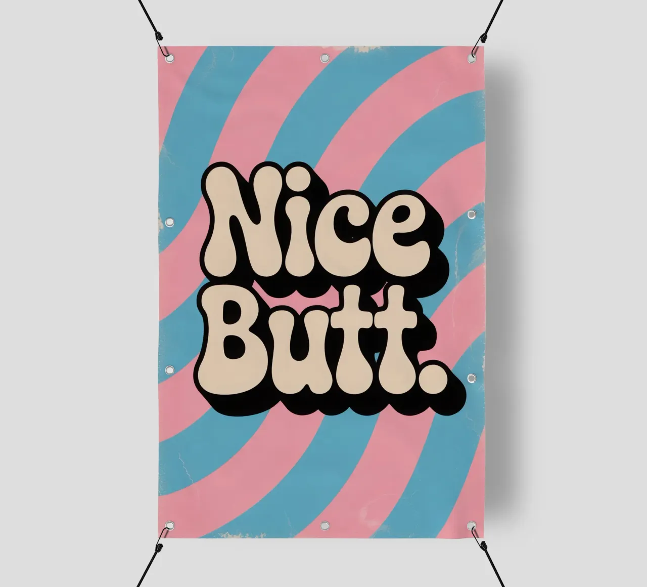 Nice Butt telo in pvc da Words by Niki