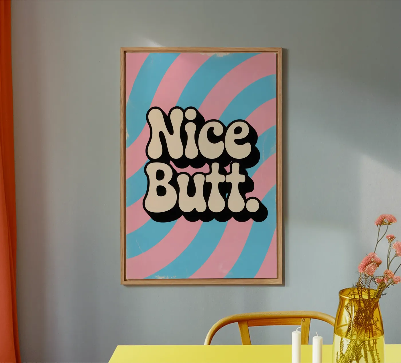 Nice Butt forex-plaat van Words by Niki