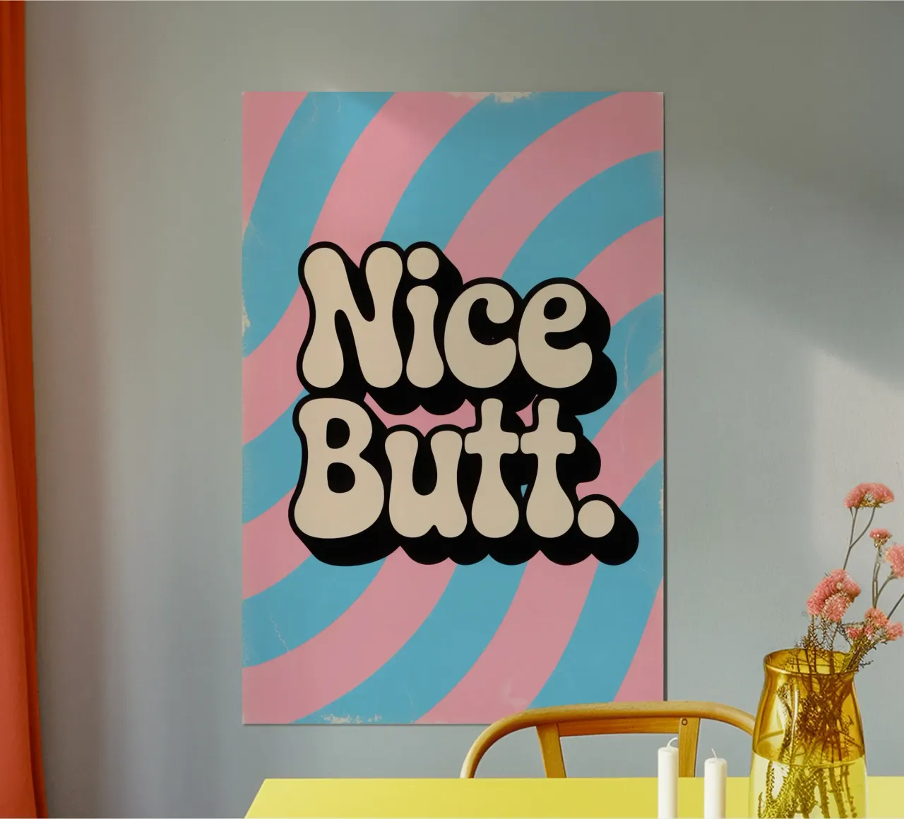 Nice Butt poster da Words by Niki