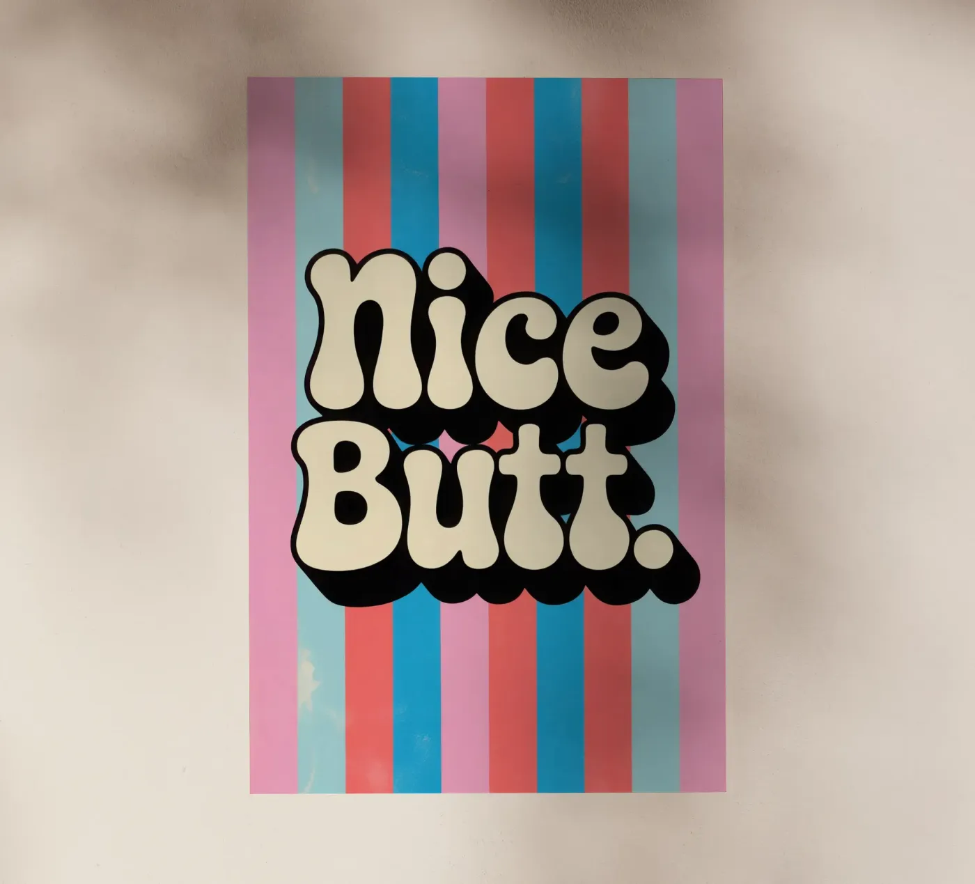 Nice Butt pellicola backlit da Words by Niki