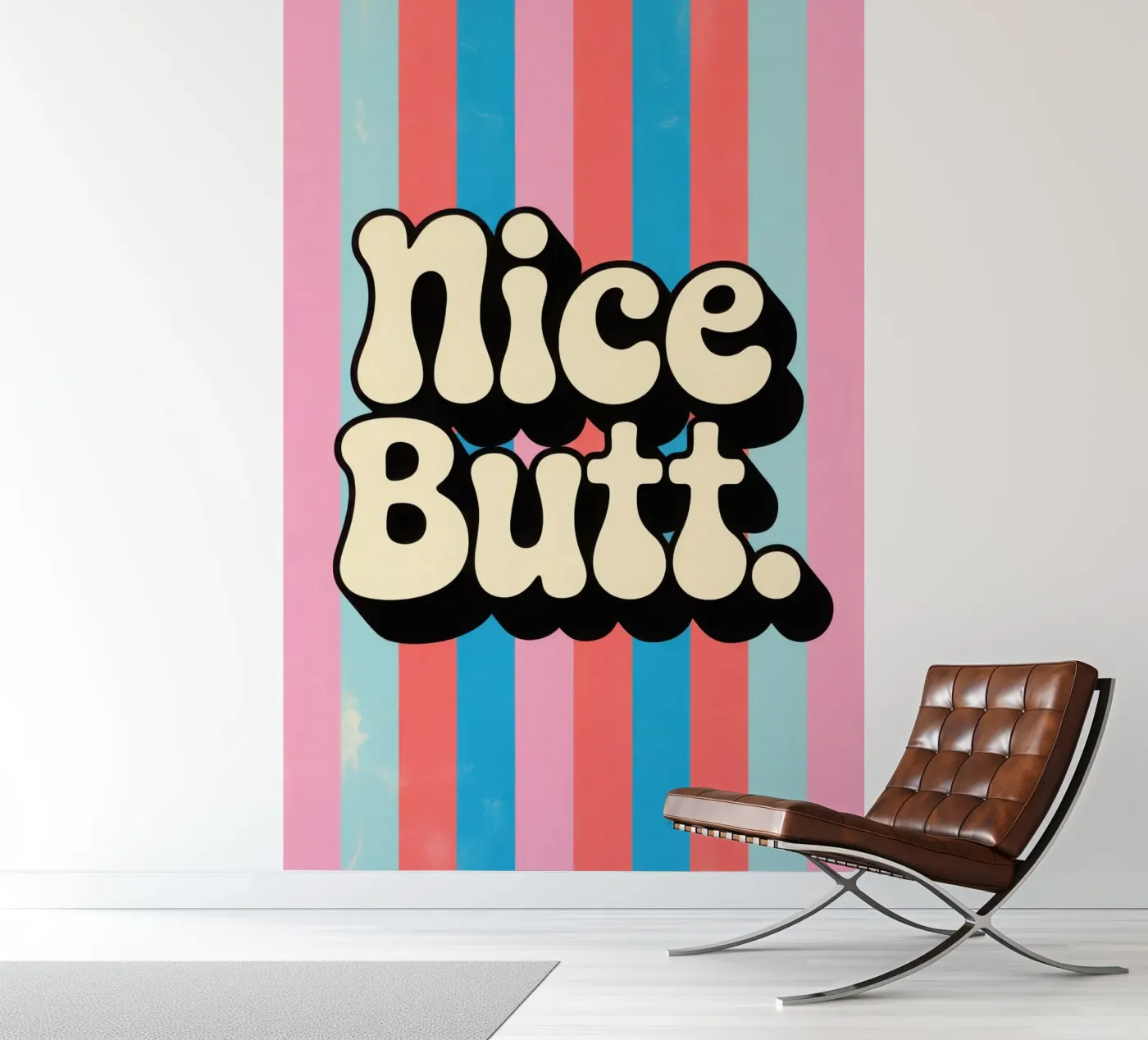 Nice Butt fotobehang van Words by Niki