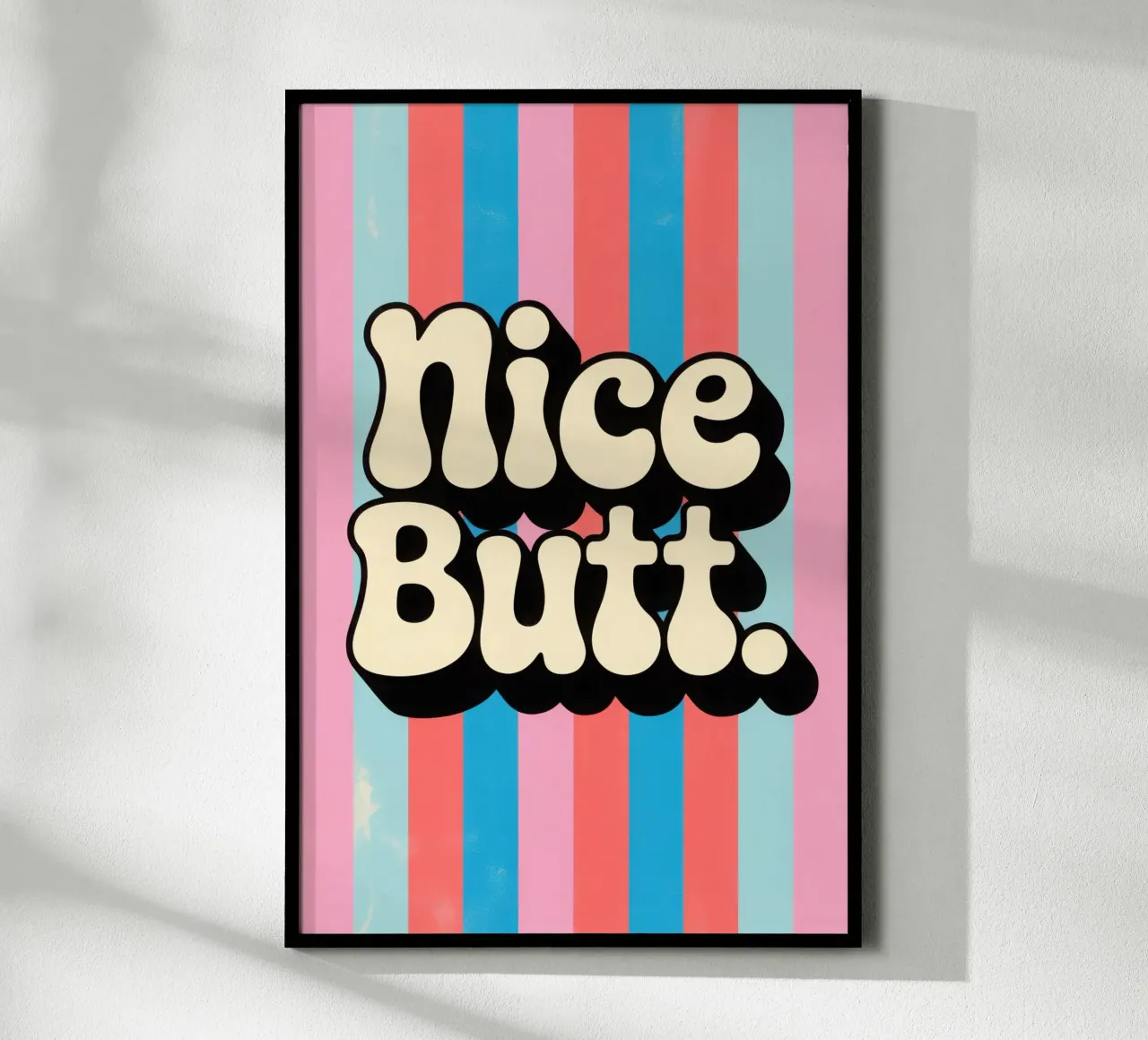 Nice Butt poster da Words by Niki