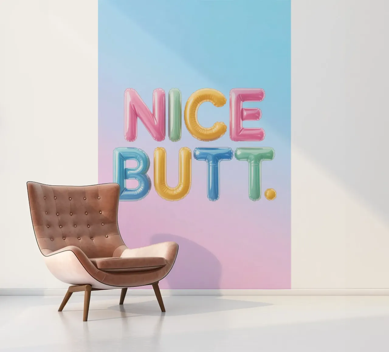Nice Butt fotobehang van Words by Niki