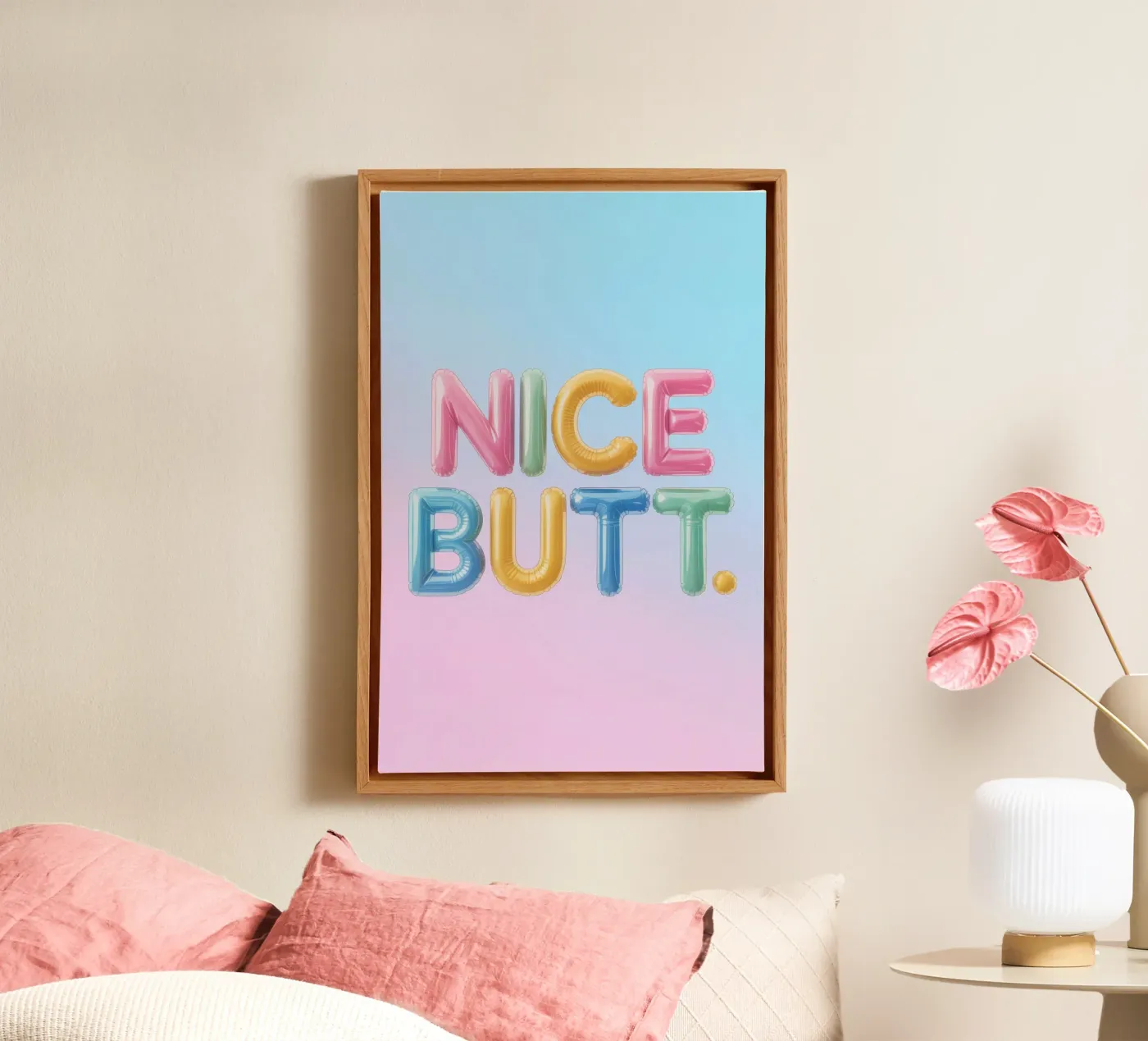 Nice Butt tela da Words by Niki