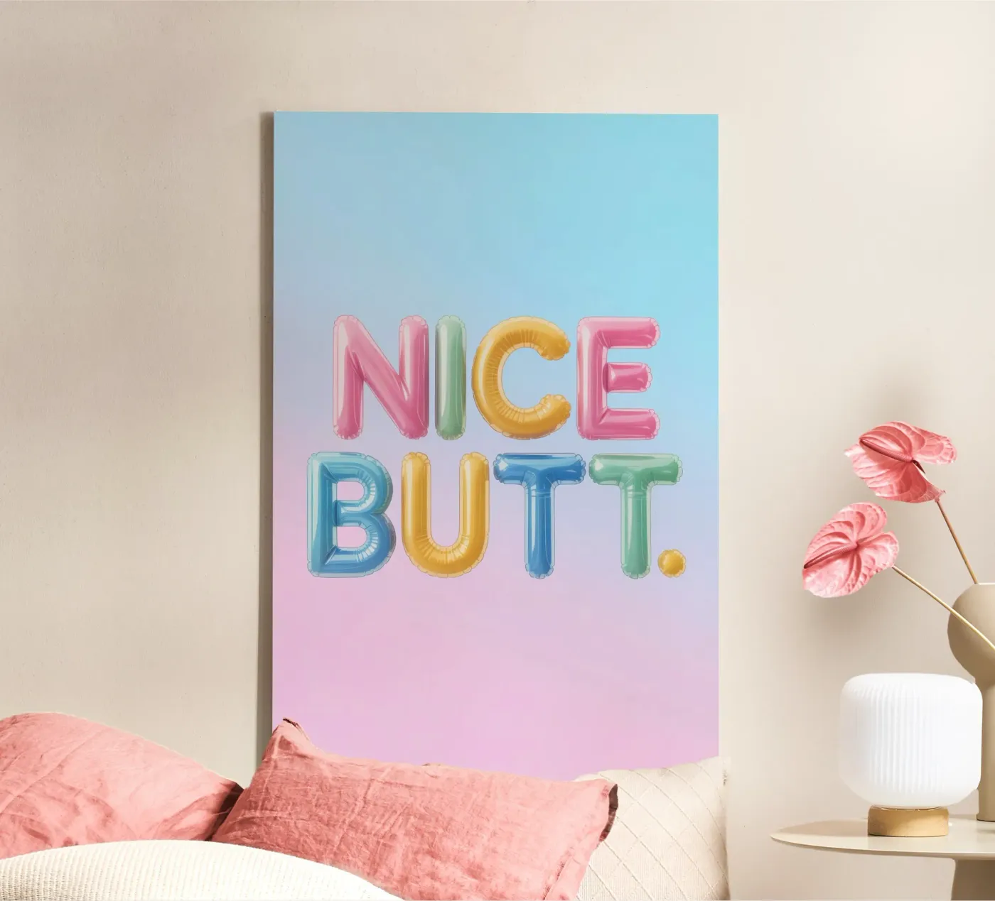 Nice Butt tela da Words by Niki