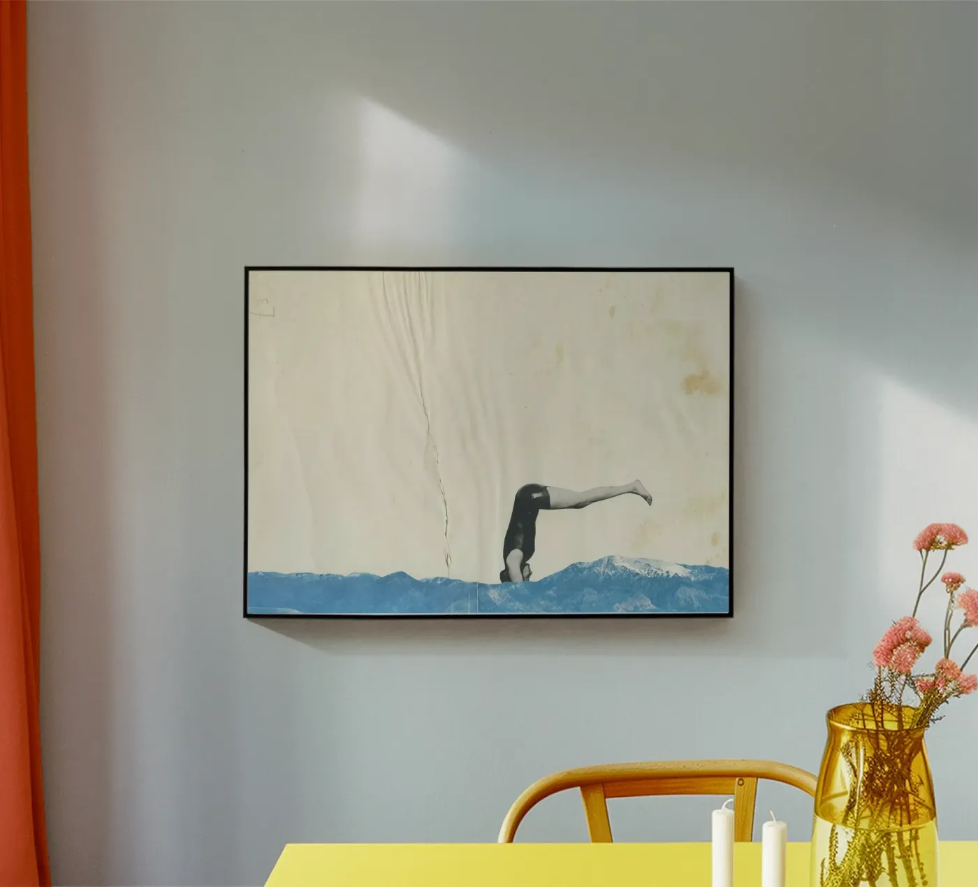 Plunge Acryl-Glas von Cassia Beck Collage