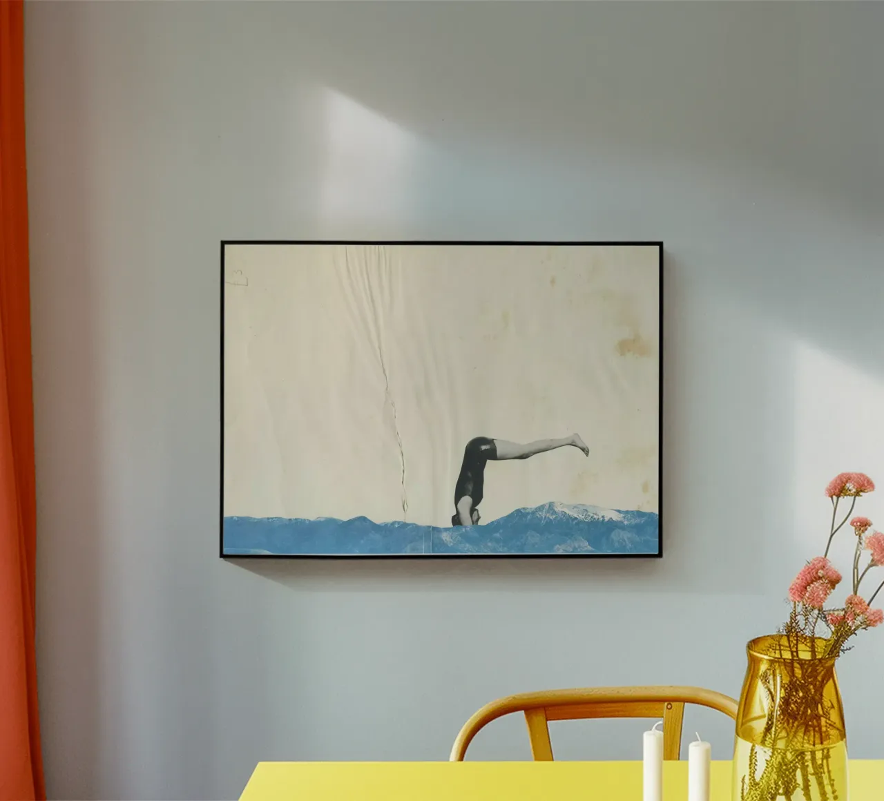 Tuffo plexiglass da Cassia Beck Collage