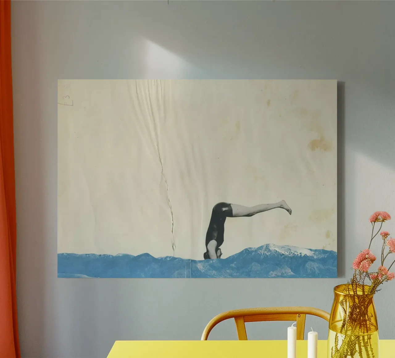 Tuffo tela da Cassia Beck Collage