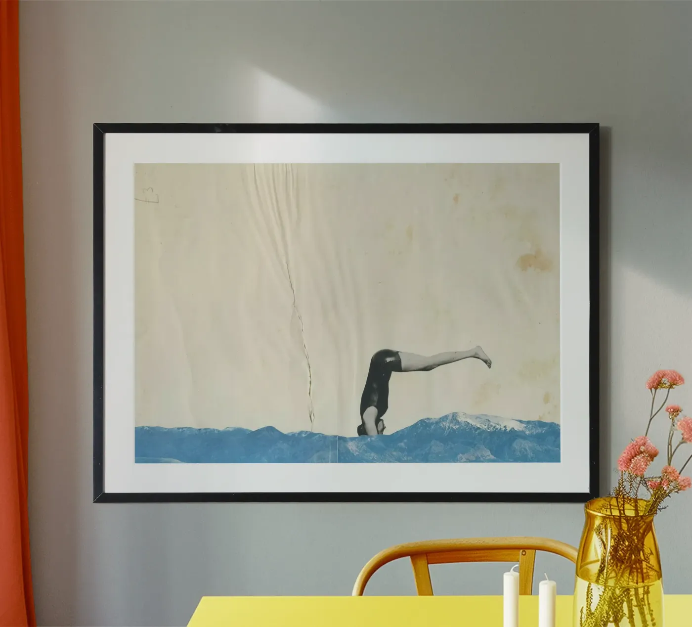 Plunge poster by Cassia Beck Collage