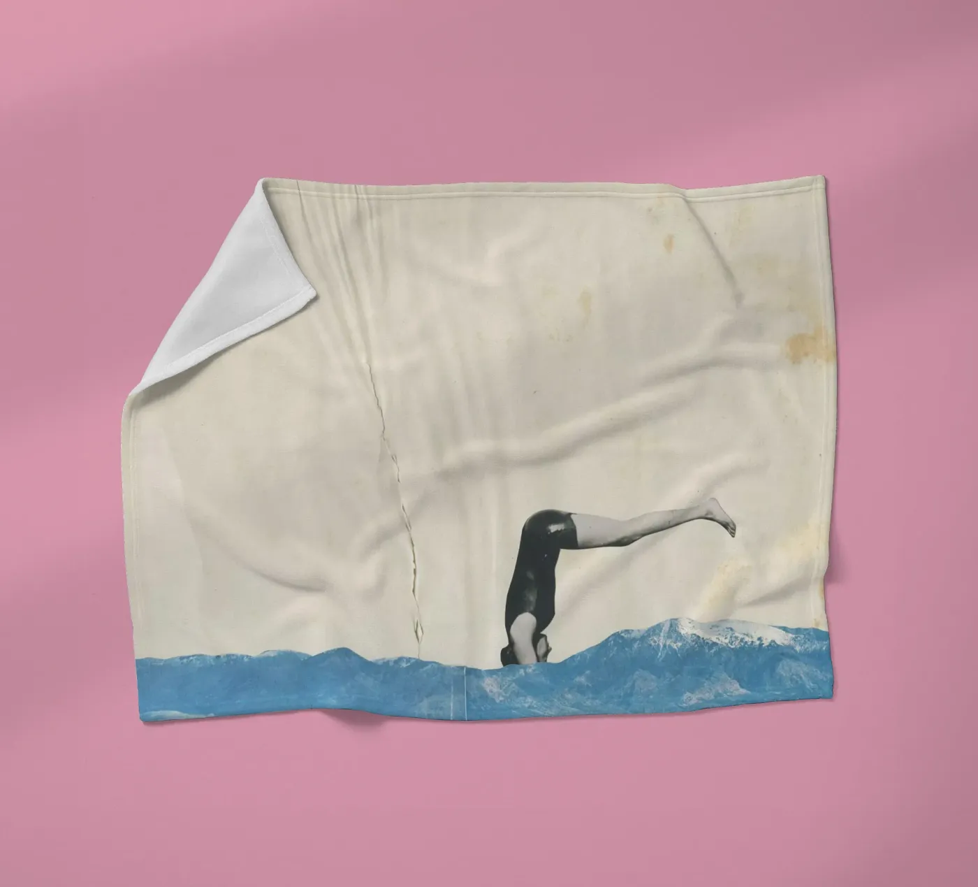 Duik fleecedeken van Cassia Beck Collage