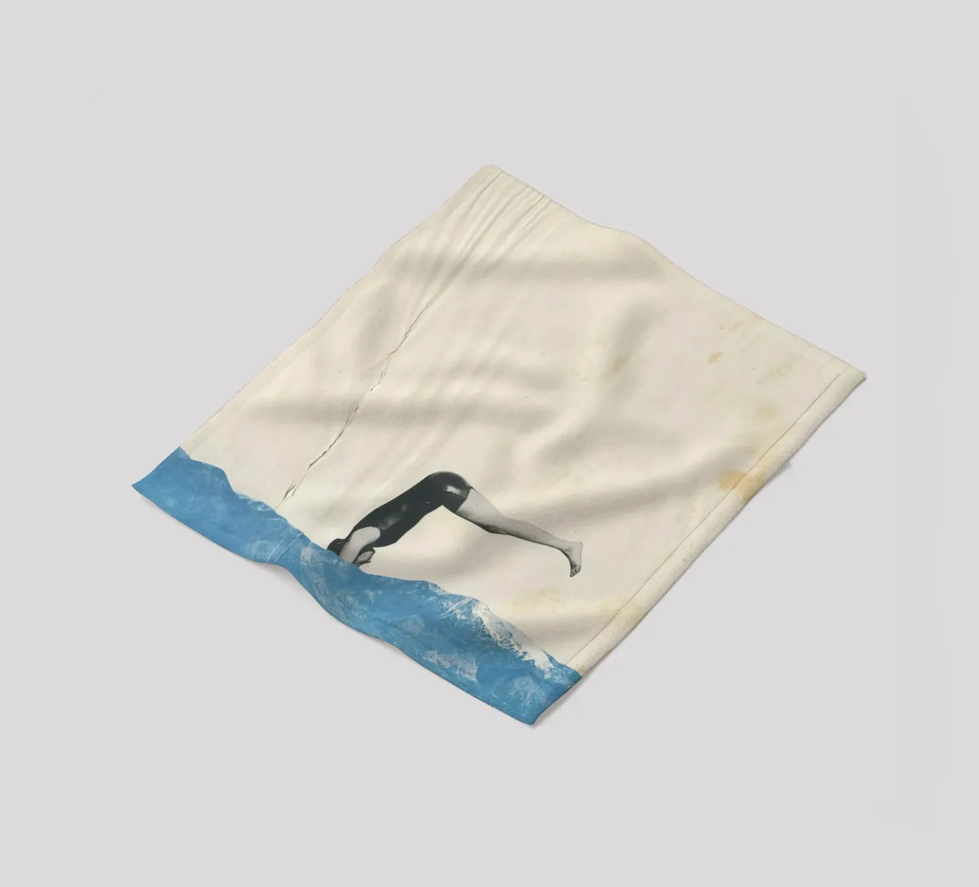 Duik fleecedeken van Cassia Beck Collage