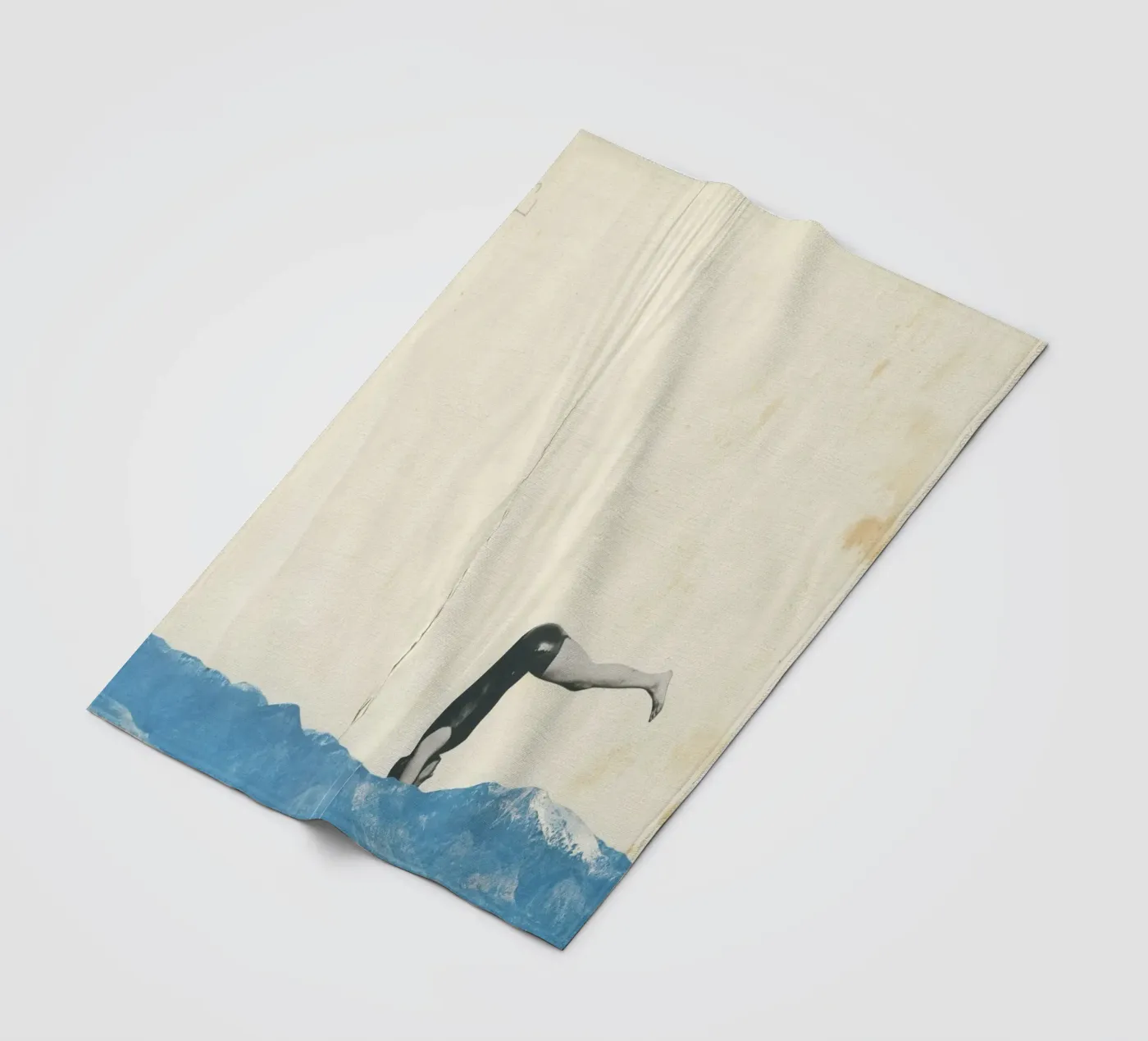 Duik fleecedeken van Cassia Beck Collage