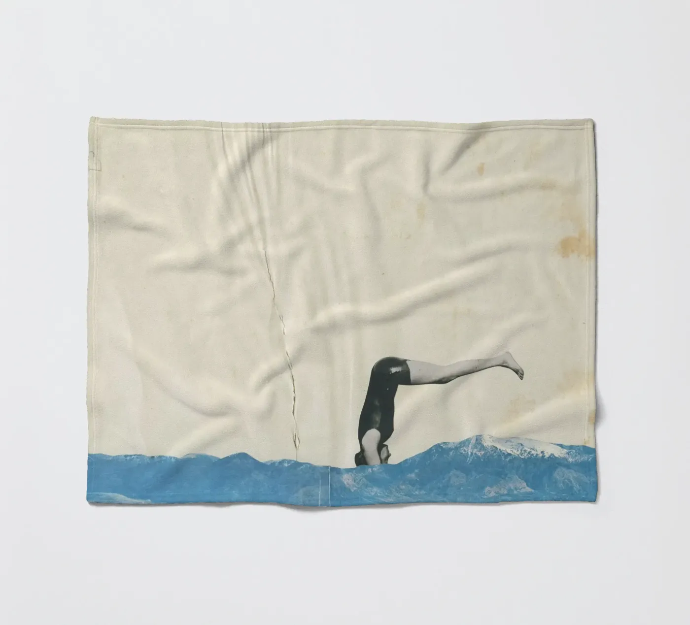 Duik fleecedeken van Cassia Beck Collage