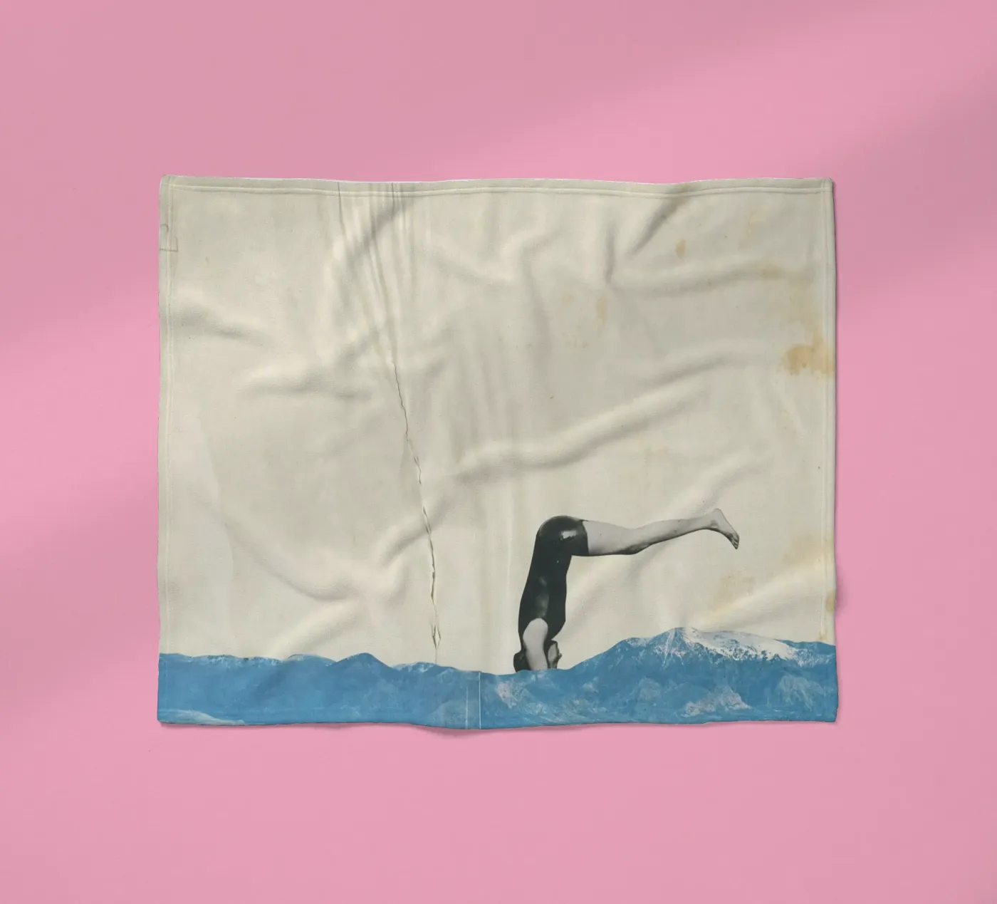 Duik fleecedeken van Cassia Beck Collage