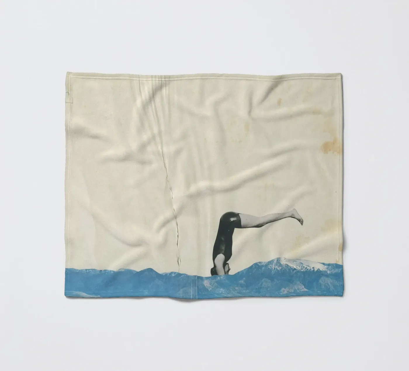 Duik fleecedeken van Cassia Beck Collage