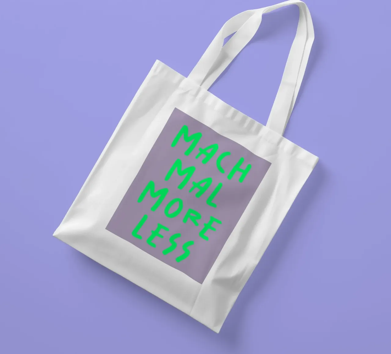 mach mal more less borsa in juta da FRICKE DESIGN