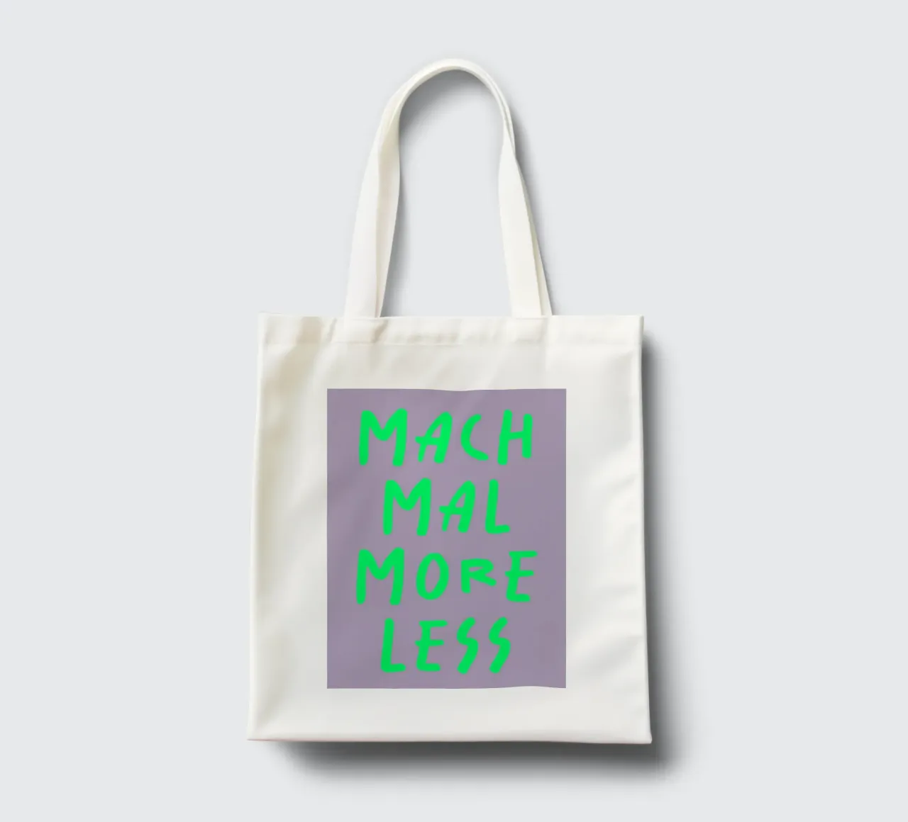 mach mal more less borsa in juta da FRICKE DESIGN