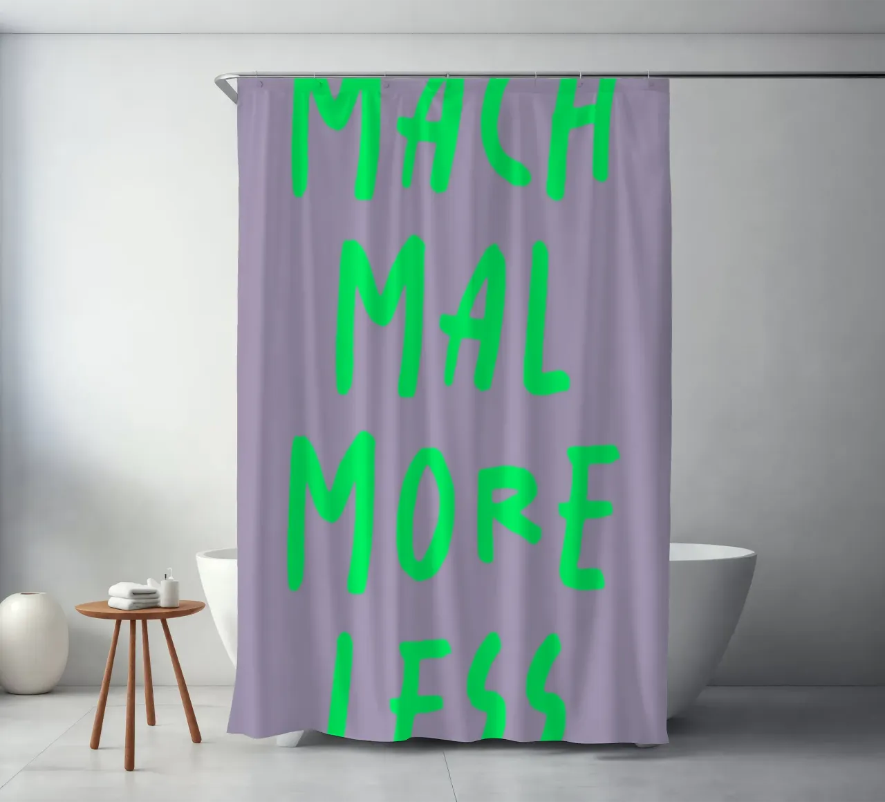 mach mal more less tenda da doccia da FRICKE DESIGN