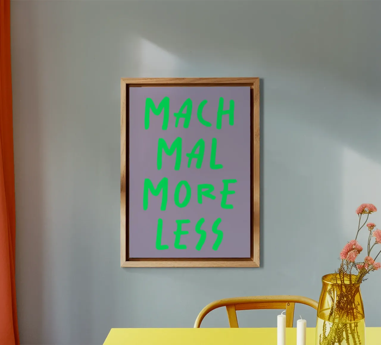 mach mal more less alluminio dibond da FRICKE DESIGN