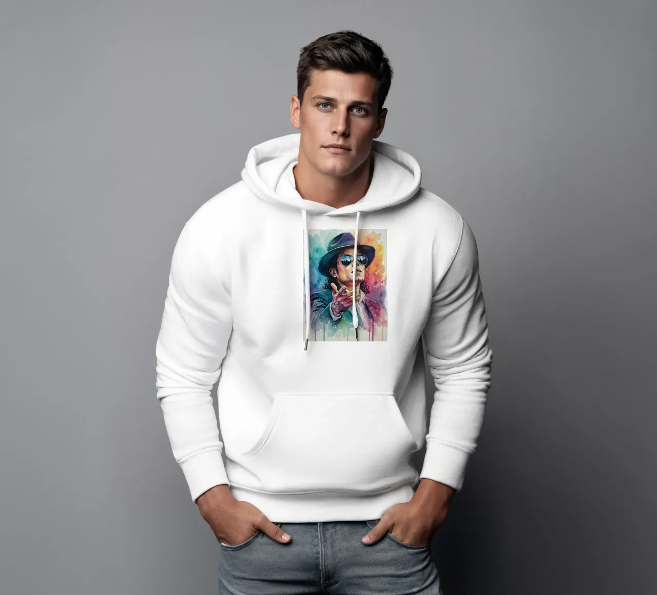 Il re del pop - Michael Jackson felpa con cappuccio da Kalis