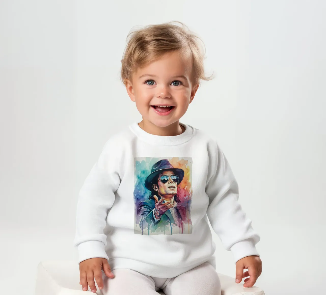 Il re del pop - Michael Jackson felpa neonato da Kalis