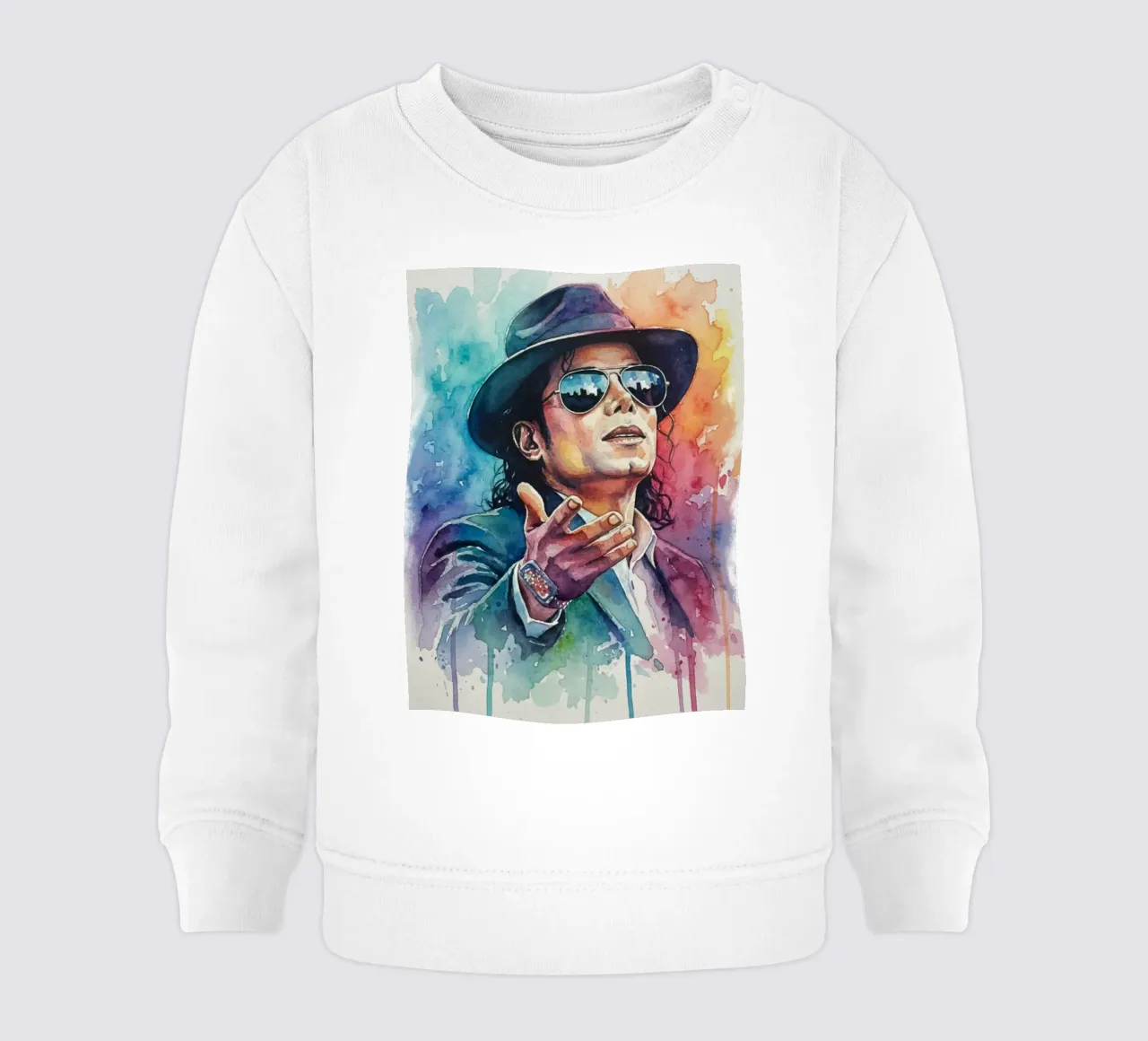 Il re del pop - Michael Jackson felpa neonato da Kalis