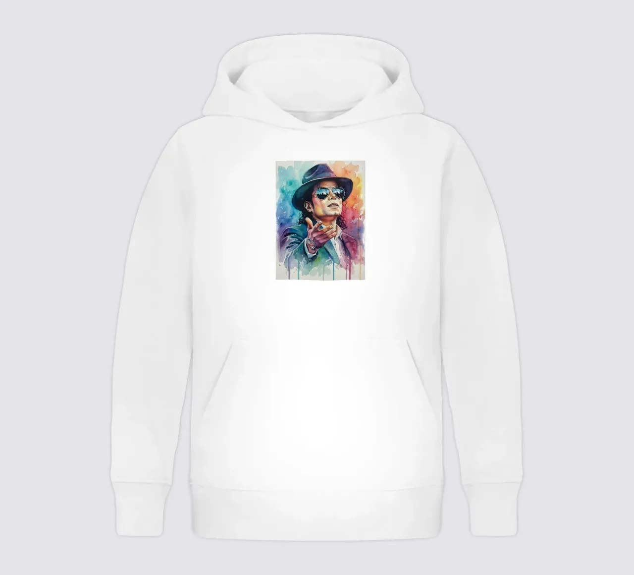Il re del pop - Michael Jackson felpa bambino con cappuccio da Kalis