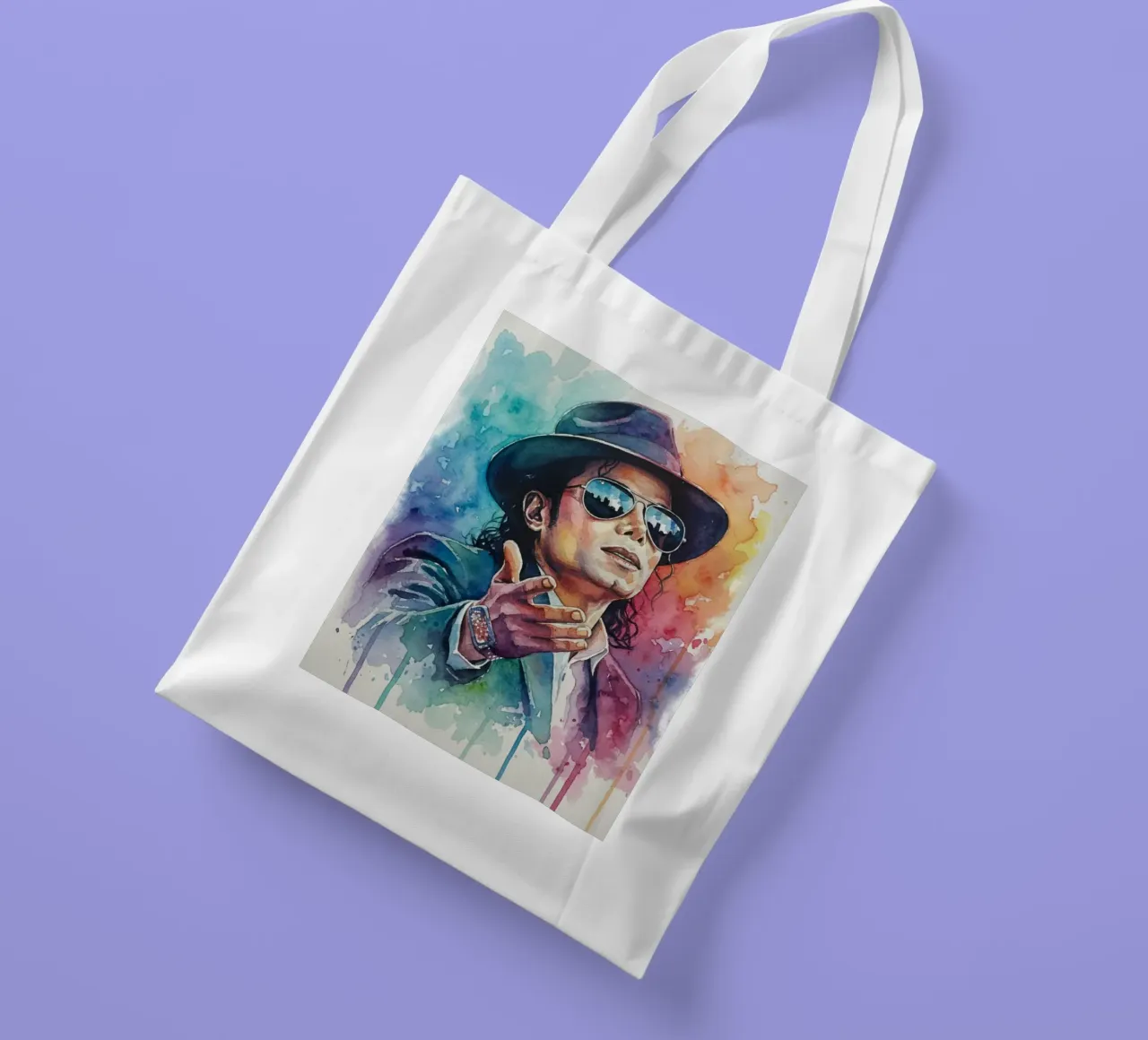 Il re del pop - Michael Jackson borsa in juta da Kalis