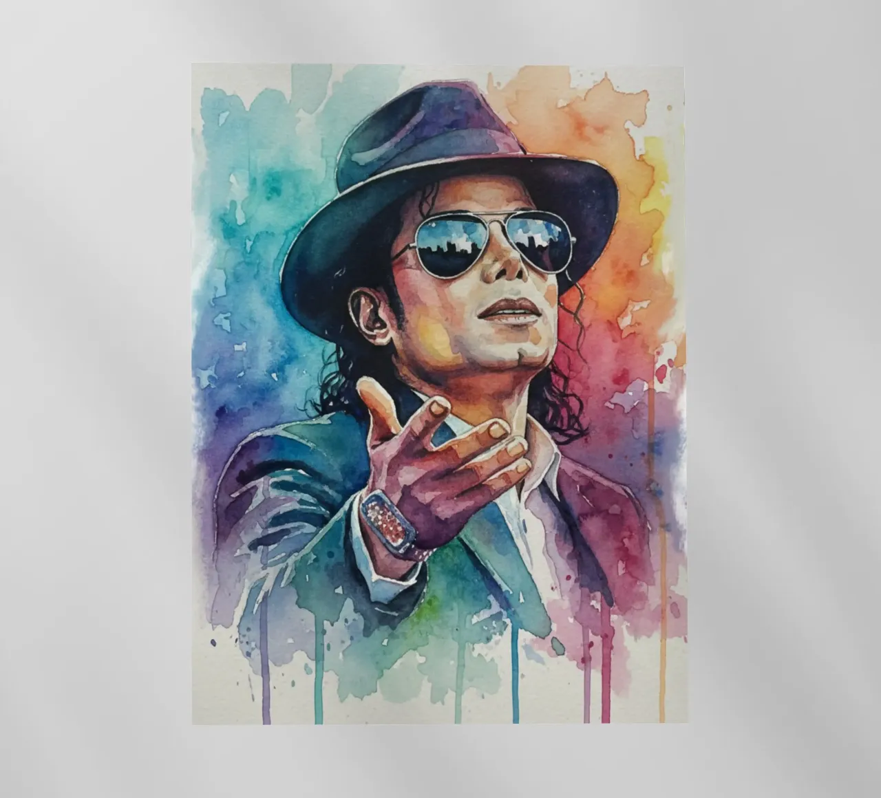 Il re del pop - Michael Jackson pellicola backlit da Kalis