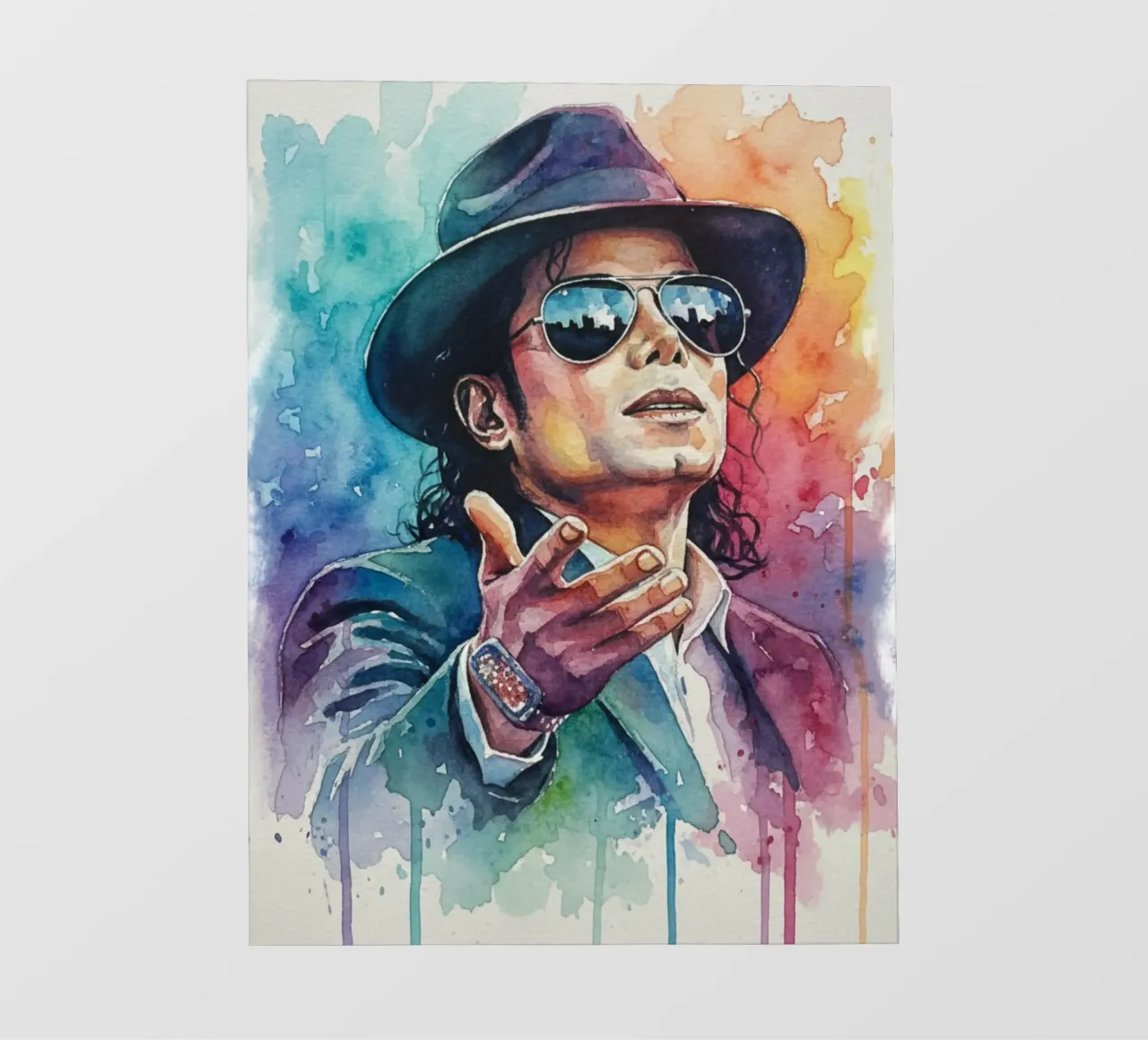 Il re del pop - Michael Jackson telo in pvc da Kalis