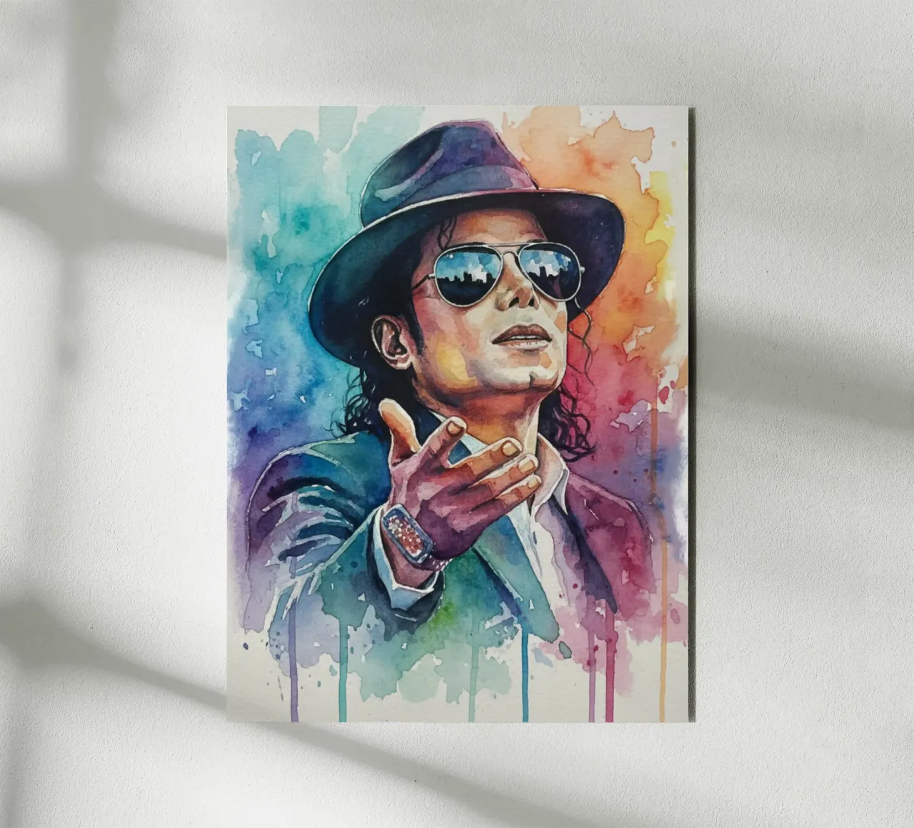Il re del pop - Michael Jackson alluminio dibond da Kalis