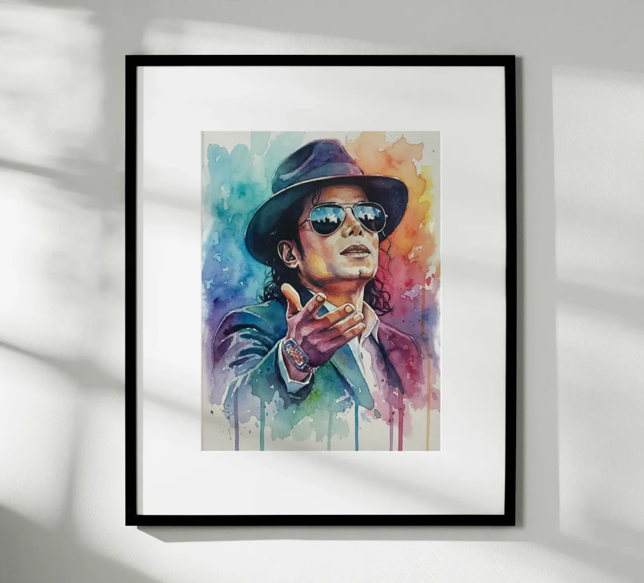 Il re del pop - Michael Jackson carta hahnemühle da Kalis