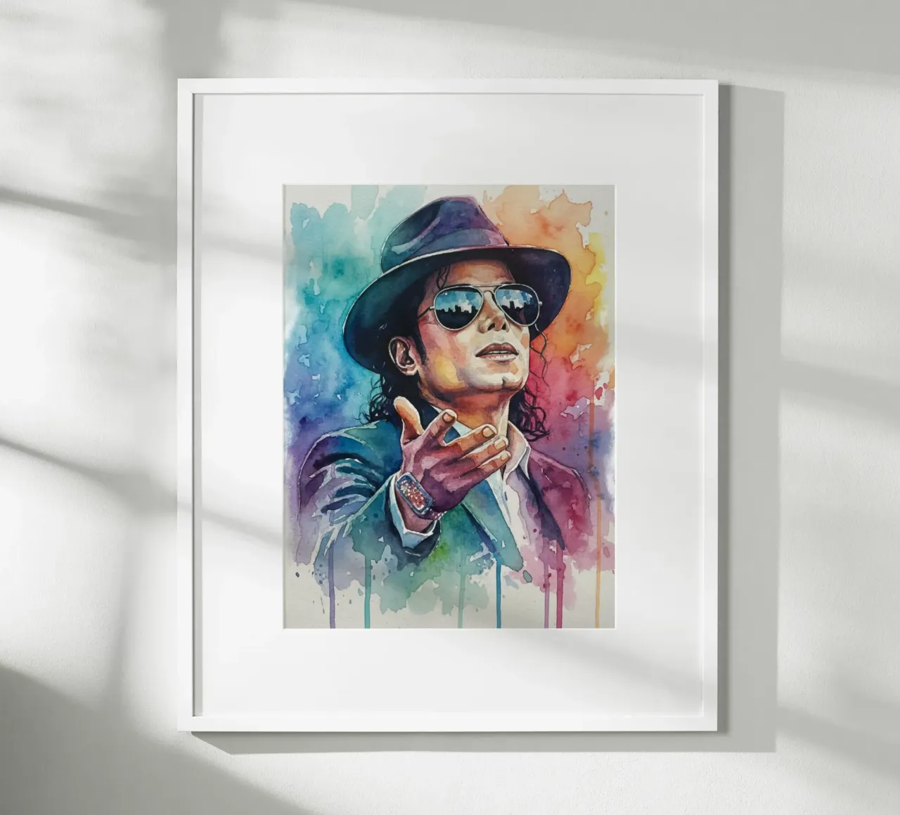 Il re del pop - Michael Jackson carta hahnemühle da Kalis