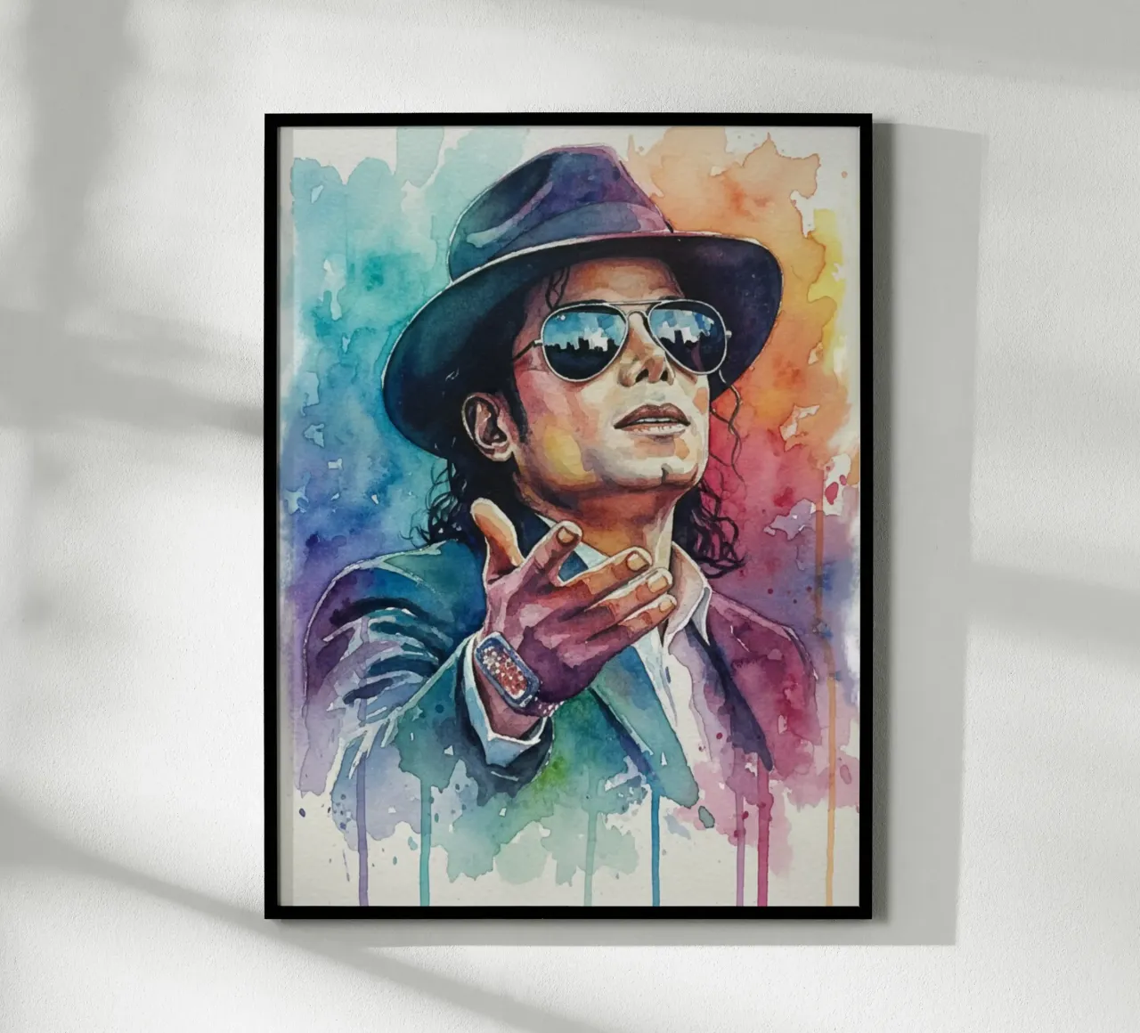 Il re del pop - Michael Jackson carta hahnemühle da Kalis