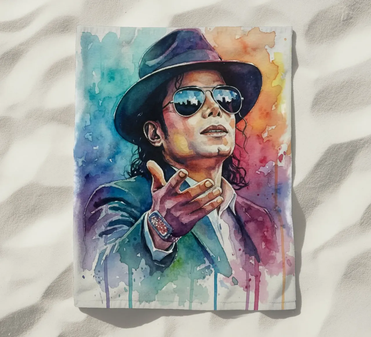 Il re del pop - Michael Jackson telo mare da Kalis