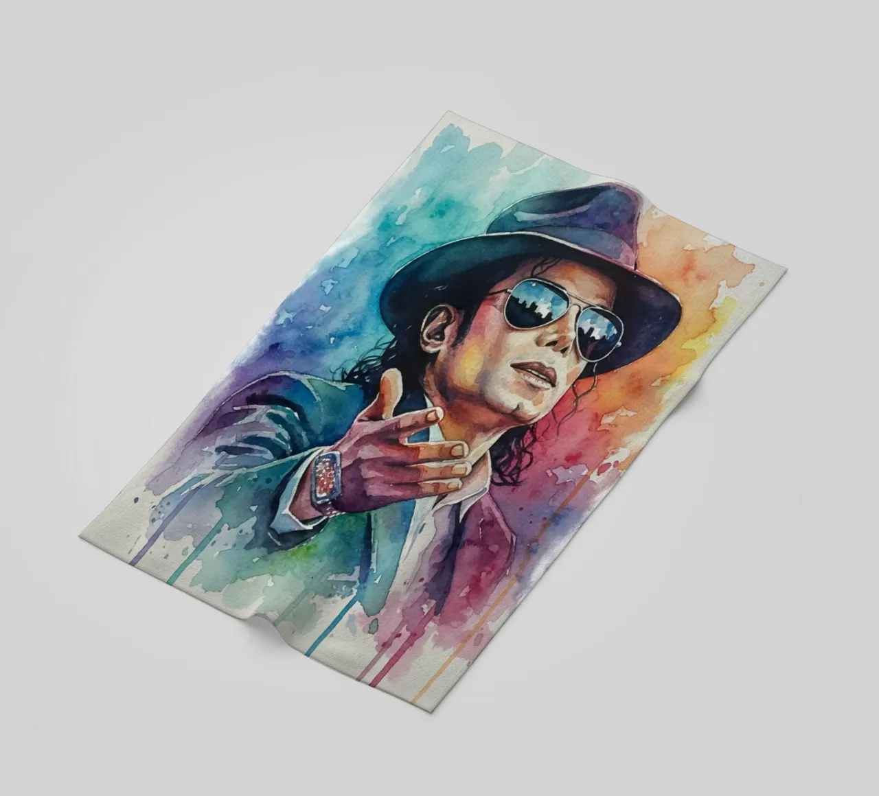 Il re del pop - Michael Jackson telo mare da Kalis
